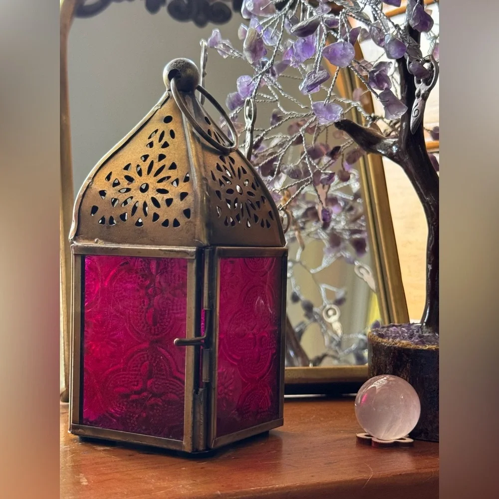 Pink BoHo Decorative Lantern 💖